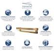 JGBS30-CB Transolid JGBS30-CB Jocelyn 30-in Grab Bar Shelf; Champagne Bronze