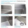K-EWS-2422S-MB  24-in W x 22.1-in D x 35.2-in H Laundry Sink/Wash Stand All-in-One Kit, Matte Black