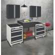 K-EWS-2822S-MB 28-in W x 22.1-in D x 35.2-in H Laundry Sink/Wash Stand All-in-One Kit, Matte Black