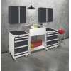 K-EWS-2422S 24-in W x 22.1-in D x 35.2-in H Laundry Sink/Wash Stand All-in-One Kit, Brushed Stainless