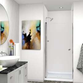 LSD297006C-M Lyna 29-in x 70-in Pivot Shower Door