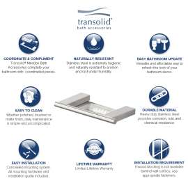 Soap Dish, In Brushed Stainless