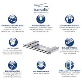 Soap Dish, In Polished Chrome