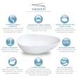 Marisol 58-in L x 29-in W x 23-in H Resin Stone Freestanding Bathtub with center drain, in White