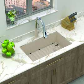 Radius RUSS3118-16-KIT Radius Radius All-In-One Undermount Kitchen Sink Kit