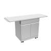 OBCS3224 Outdoor Kitchen 32-in x 24-in x 37-in Single Base Cabinet With Folding Shelves, Stainless Steel