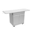 OBCS3224 Outdoor Kitchen 32-in x 24-in x 37-in Single Base Cabinet With Folding Shelves, Stainless Steel