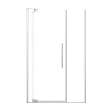 RDPD4876108C-PC Rynolds Duo 48-in x 76-in Pivot Shower Door With 5/16-in Clear Glass And Sabrina Double-Sided Handles, Polished Chrome