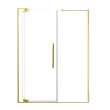 RDPD6676108C-CB Rynolds Duo 66-in x 76-in Pivot Shower Door With 5/16-in Clear Glass And Sabrina Double-Sided Handles, Champagne Bronze