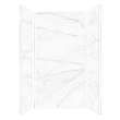 TWK483696-KI58H Titan 48-in x 39-in x 96-in Shower Wall Trimmable Kit, Summit (Honed)