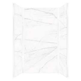 TWK483696-KI58H Titan 48-in x 39-in x 96-in Shower Wall Trimmable Kit, Summit (Honed)