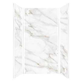 TWK483696-KI80H Titan 48-in x 39-in x 96-in Shower Wall Trimmable Kit, Summit Gold (Honed)