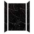 TWK603696-KI58G Titan 64-in x 39-in x 96-in Shower Wall Trimmable Kit, Black Caruso (Glossy)