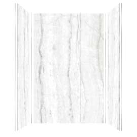 TWK603696-KI58G Titan 64-in x 39-in x 96-in Shower Wall Trimmable Kit, Savanna Grey (Glossy)