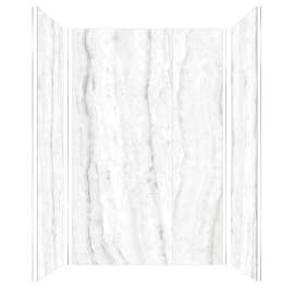 TWKE603696-KI31G Titan 60-in x 36-in x 96-in Eco Shower Wall Trimmable Kit, Savanna Grey (Glossy)