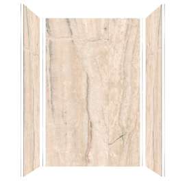 TWK603696-KI32G Titan 64-in x 39-in x 96-in Shower Wall Trimmable Kit, Savanna Creme (Glossy)