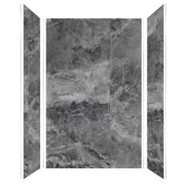 TWKE603696-KI63G Titan 60-in x 36-in x 96-in Eco Shower Wall Trimmable Kit, Maelstrom Grey (Glossy)