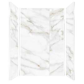 TWKE603696-KI80G Titan 60-in x 36-in x 96-in Eco Shower Wall Trimmable Kit, Summit Gold (Glossy)