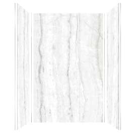 TWK603696-KI58G Titan 64-in x 39-in x 96-in Shower Wall Trimmable Kit, Savanna Grey (Honed)