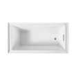 UATLN603022-R Unity AFR 60-in x 30-in x 22-in Alcove Acrylic Bathtub With Right Hand Drain, White (Glossy)