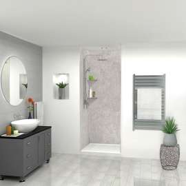 K-SSC-BS Transolid K-SSC-BS Shower Shelf Kit; Brushed Stainless 