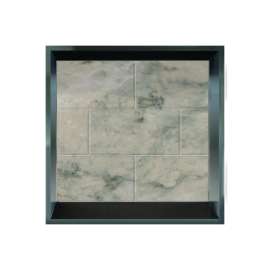 Saramar 14-in. Recessed SaraMar Material Shower Storage Pod STH1414-SS49