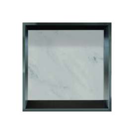 Studio 14-in. Recessed Solid Surface Shower Storage Pod STH1414-SS91