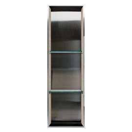 Expressions 46.5-in. Recessed Stainless Steel/Expressions Composite Material Shower Storage Pod STV14614-SS45