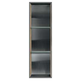 Studio 46.5-in. Recessed Stainless Steel/Solid Surface Shower Storage Pod STV14614-SS94