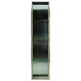 Studio 58.5-in. Recessed Stainless Steel/Solid Surface Shower Storage Pod STV15814-SS96