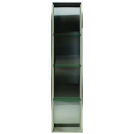 Studio 58.5-in. Recessed Stainless Steel/Solid Surface Shower Storage Pod STV15814-SS67