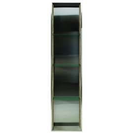 Studio 58.5-in. Recessed Stainless Steel/Solid Surface Shower Storage Pod STV15814-SS94