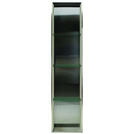 Studio 58.5-in. Recessed Stainless Steel/Solid Surface Shower Storage Pod STV15814-SS86