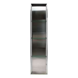 Saramar 58.5-in. Recessed Stainless Steel/SaraMar Material Shower Storage Pod STV15814-SS47