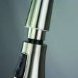 Pull Out Kitchen Faucet with Single Handle, Luxe Stainless/Black