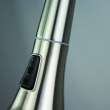 Pull Out Kitchen Faucet with Single Handle, Luxe Stainless/Black