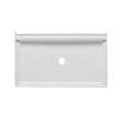 T3 60 x 34 Single Threshold Shower Base with Center Drain in White