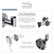 Turin TRH-PC Robe Hook, In Polished Chrome