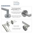 24-inch Towel Bar, In Brushed Stainless