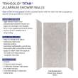 TWK363696-KI34T Titan Shower Wall Trimmable Kit
