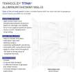 TWK603696-KI58H Titan 64-in x 39-in x 96-in Shower Wall Trimmable Kit, Summit (Honed)