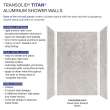 TWK604896-KI34T Titan Shower Wall Trimmable Kit