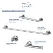 Turin TS32BS 32-inch Grab Bar, In Brushed Stainless