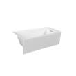 UATLN603217-R Unity AFR 60-in x 32-in x 17-in Alcove Acrylic Bathtub With Right Hand Drain, White (Glossy)