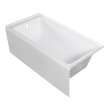 UATTR603220-L Ursula 60-in x 32-in x 20-in Alcove Acrylic Bathtub With Left Hand Drain, White (Glossy) 