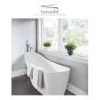29.53-in W x 66.93-in L x 34.65-in H Bathtub White