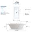 31.5-in W x 66.93-in L x 22.44-in H Bathtub White