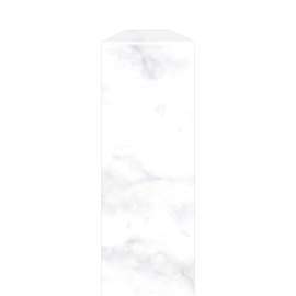 SFIM722-47 Saramar .25-in x 1-in x 72-in Flat Inside Corner Molding, White Venito