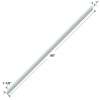 EM981-27 Saramar 1-in x 1.87-in x 98-in Transition Edge Molding, Grey Beach