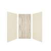 Expressions 48-in x 48-in x 96-in Glue to Wall 3-Piece Shower Kit, Cameo / Biscuit / Sorento, EWK484896-3243
